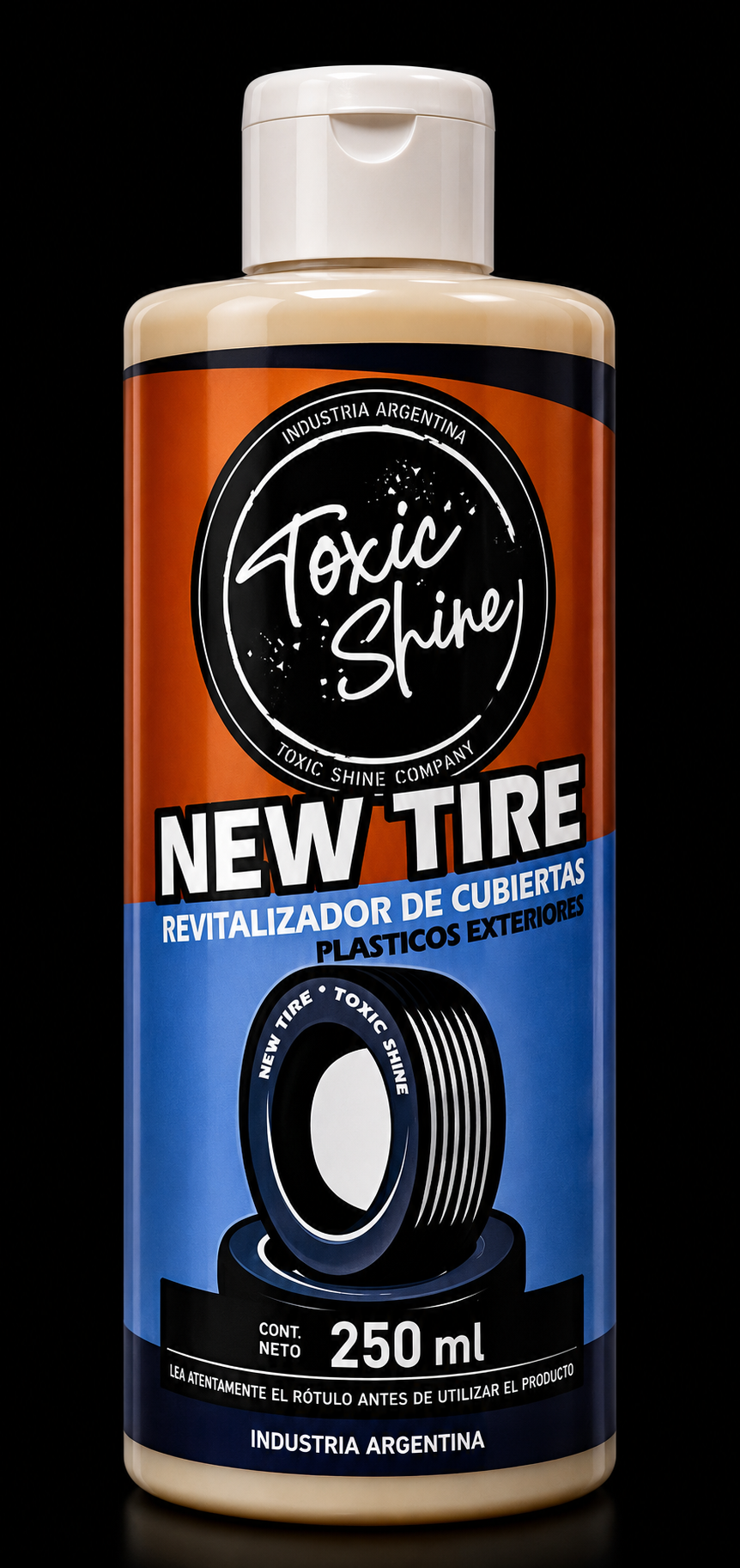 New Tire Acondicionador Exterior Toxic Shine 250ml