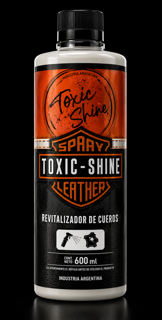 Toxic Shine Spray Leather Acondicionador De Cueros 600cc