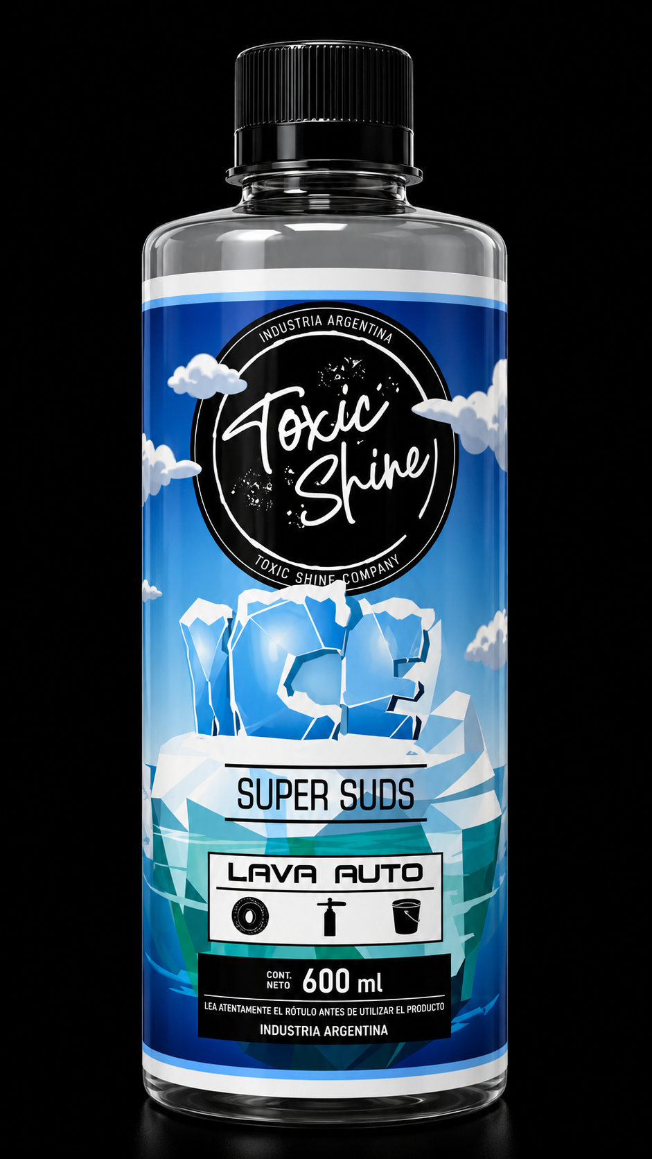 Toxic Shine Shampoo Ice Ph Neutro Lava Autos Y Motos
