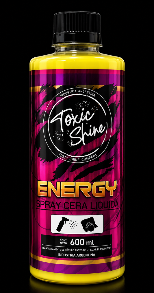 Toxic Shine Energy Cera Liquida Spray