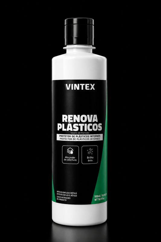 Renova Plásticos Vintex 500 ml – Protector y Restaurador de Plásticos Interiores